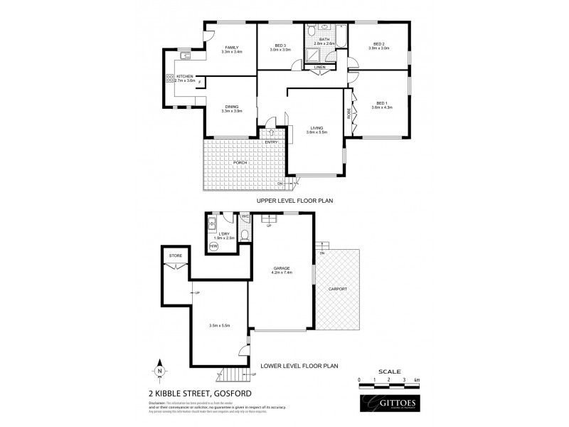 2 Kibble Street, Gosford NSW 2250 Floorplan