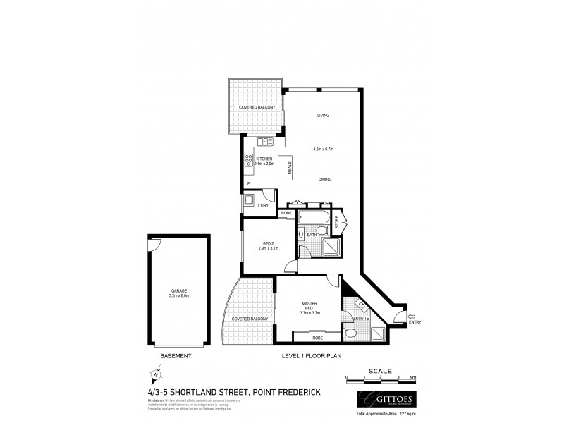 4/3-5 Shortland Street, Point Frederick NSW 2250 Floorplan