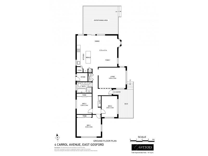 4 Carrol Avenue, East Gosford NSW 2250 Floorplan
