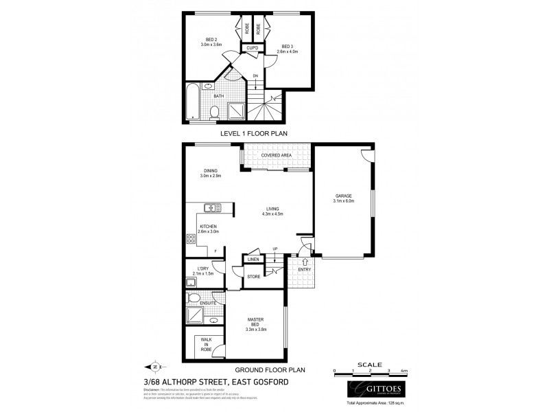 3/68 Althorp Street, East Gosford NSW 2250 Floorplan
