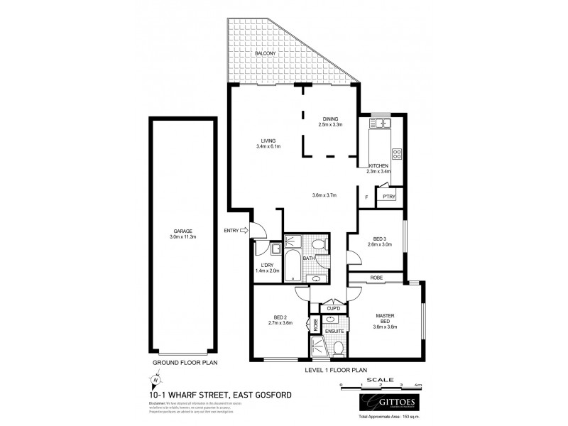 10/1 Wharf Street, East Gosford NSW 2250 Floorplan
