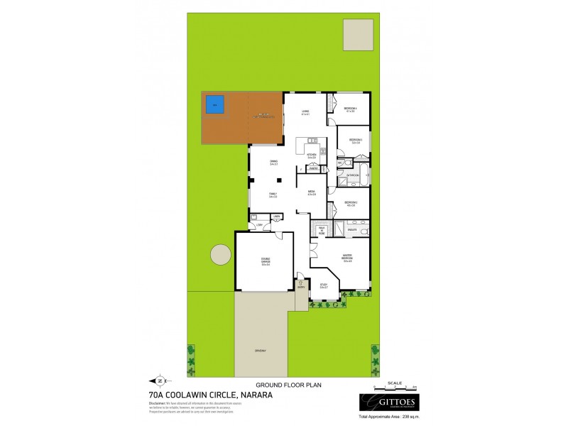 70a Coolawin Circle, Narara NSW 2250 Floorplan