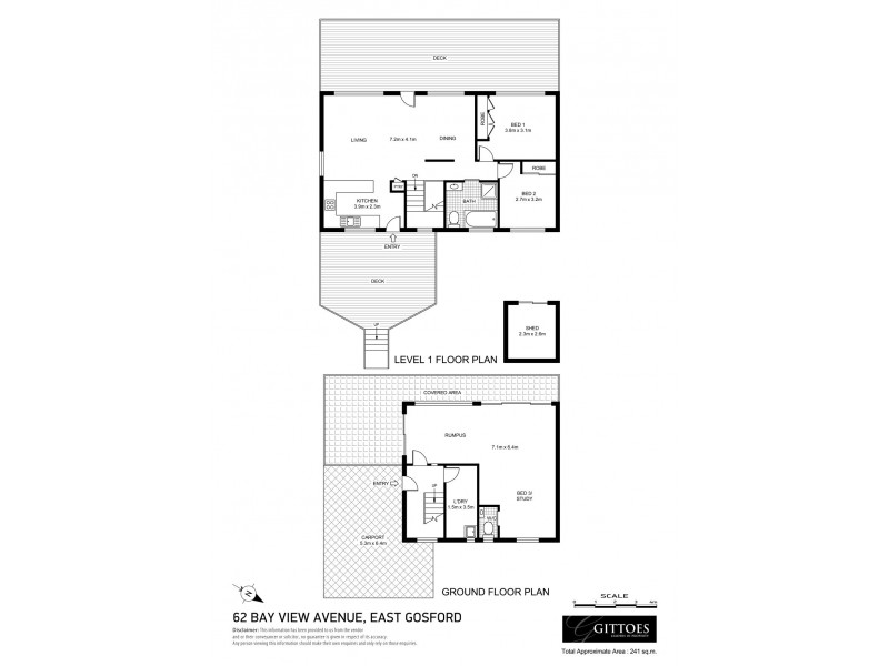 62 Bay View Avenue, East Gosford NSW 2250 Floorplan