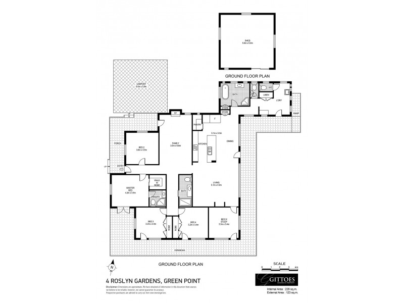 4 Roslyn Garden, Green Point NSW 2251 Floorplan