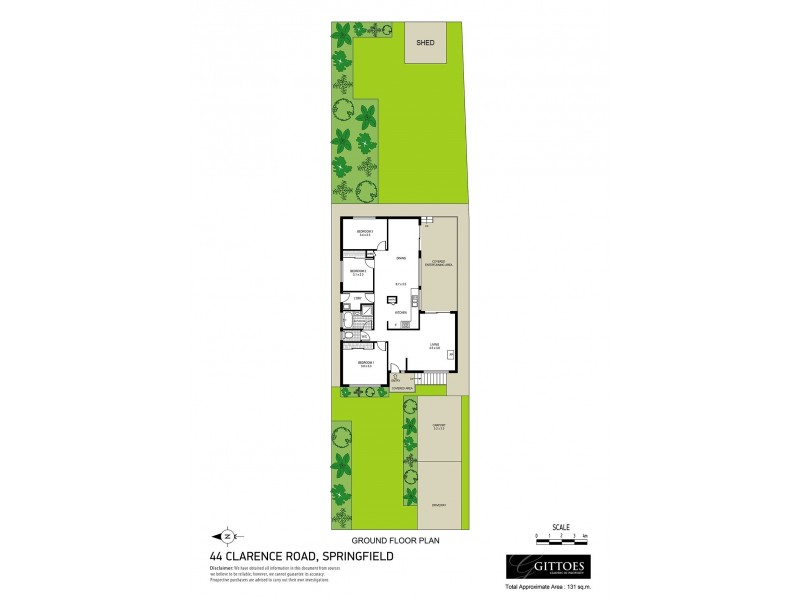 44 Clarence Road, Springfield NSW 2250 Floorplan