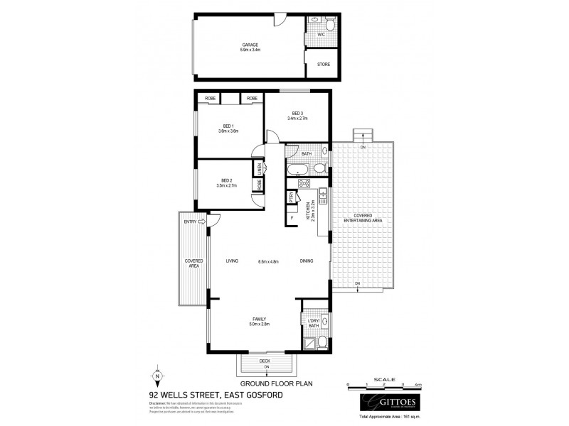92 Wells Street, East Gosford NSW 2250 Floorplan