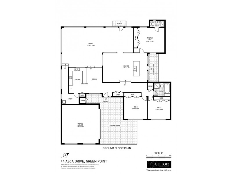 44 Asca Drive, Green Point NSW 2251 Floorplan
