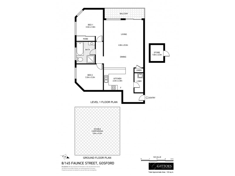 8/145 Faunce Street, Gosford NSW 2250 Floorplan