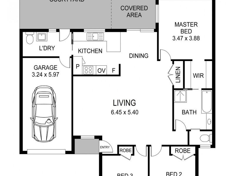 2/38 Russell Street, East Gosford NSW 2250 Floorplan