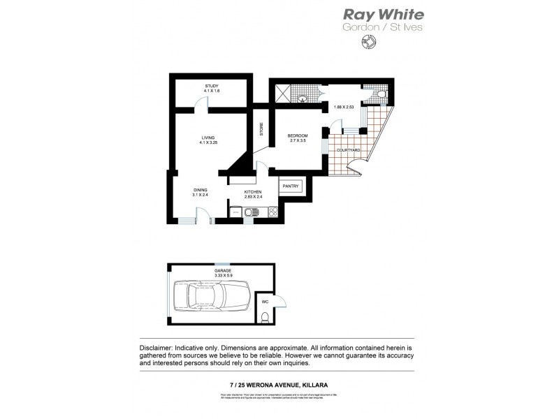 7/25 Werona Avenue, Killara NSW 2071 Floorplan