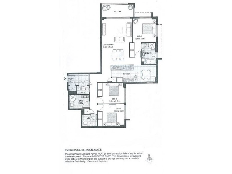471/17-19 Memorial Avenue, St Ives NSW 2075 Floorplan