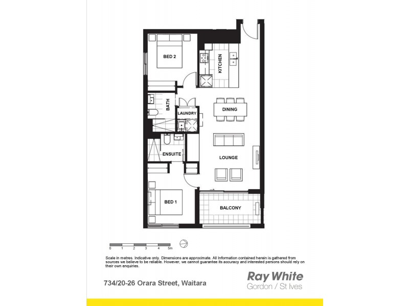 734/20-26 Orara Street, Waitara NSW 2077 Floorplan