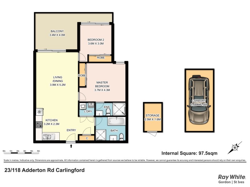 23/118 Adderton Road, Carlingford NSW 2118 Floorplan