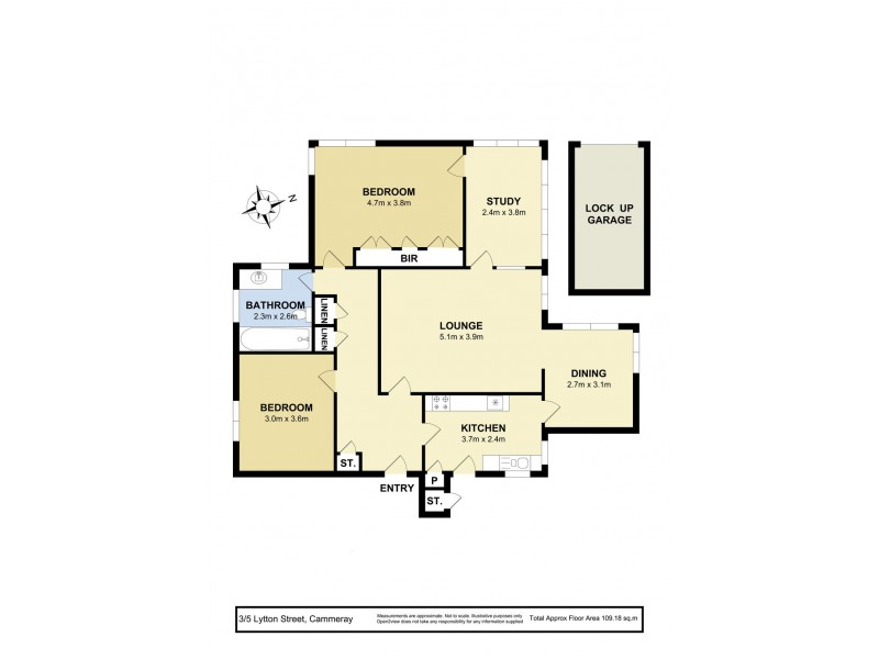 3/5 Lytton Street, Cammeray NSW 2062 Floorplan