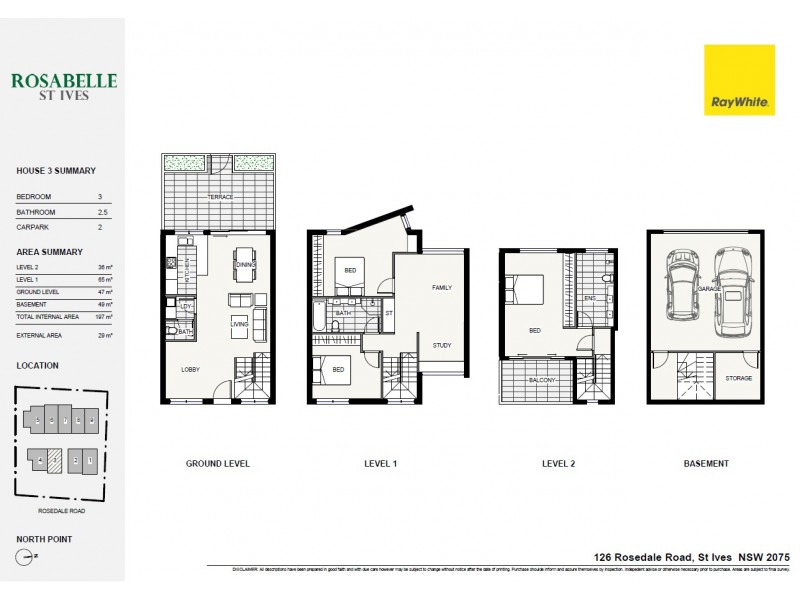 126 Rosedale Road, St Ives NSW 2075 Floorplan