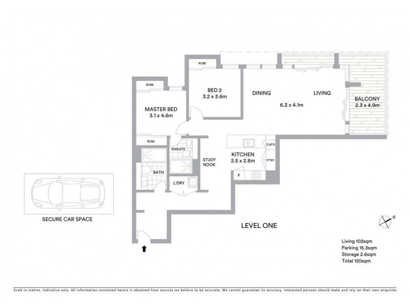 103/19 Turramurra Avenue, Turramurra NSW 2074 Floorplan