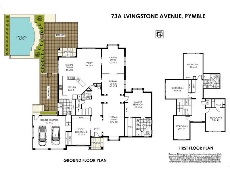 73a Livingstone Avenue, Pymble NSW 2073 Floorplan