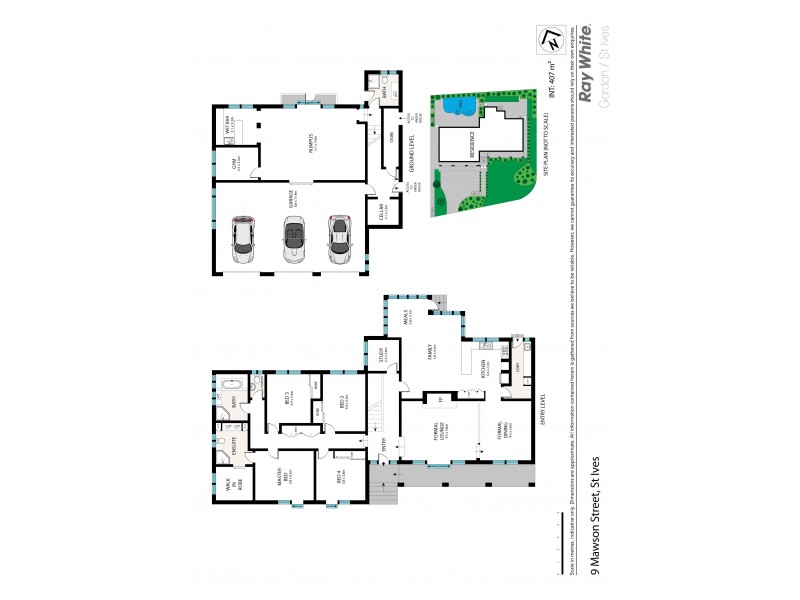 9 Mawson Street, St Ives NSW 2075 Floorplan