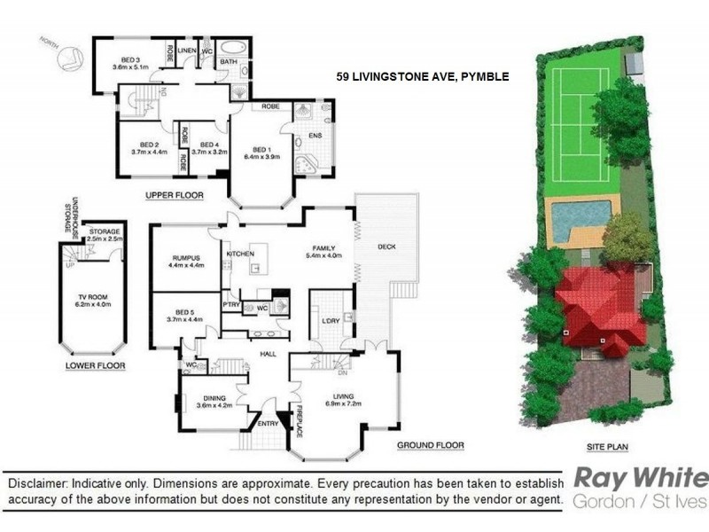 59 Livingstone Ave, Pymble NSW 2073 Floorplan