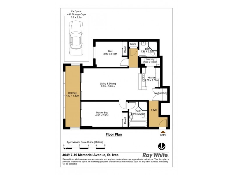 404/17 Memorial Avenue, St Ives NSW 2075 Floorplan