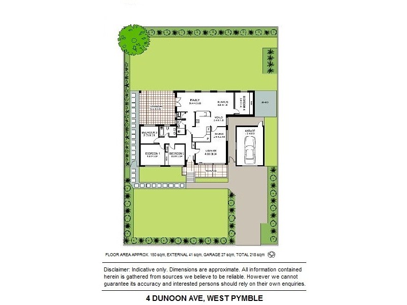 4 Dunoon Avenue, Pymble NSW 2073 Floorplan