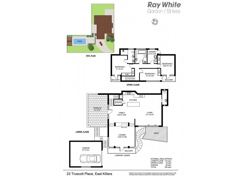 23 Truscott Place, Killara NSW 2071 Floorplan