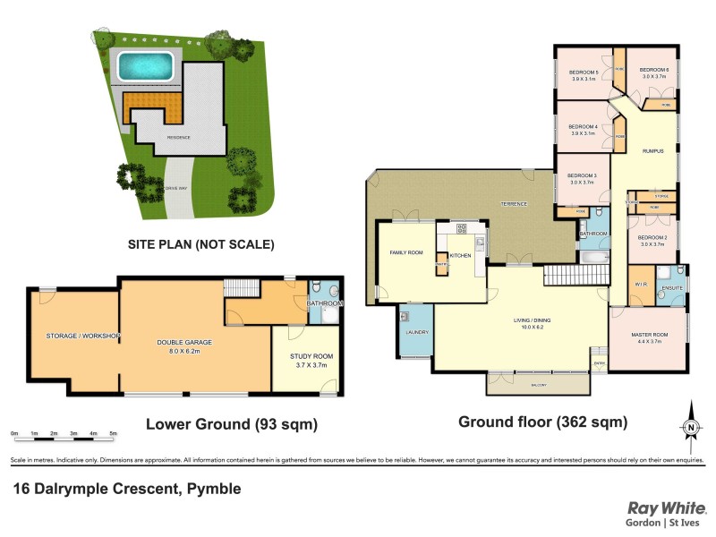 16 Dalrymple Crescent, Pymble NSW 2073 Floorplan
