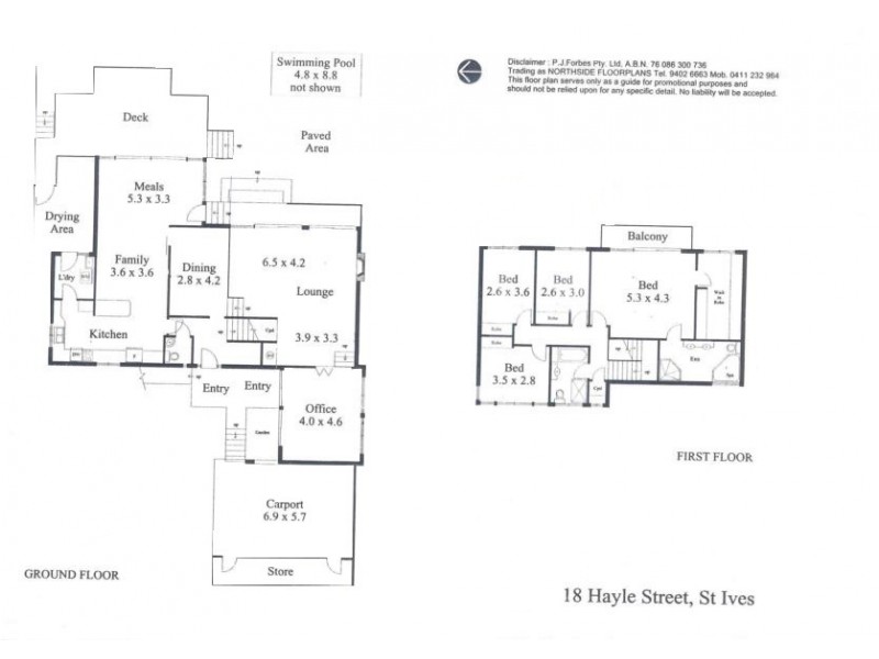 18 Hayle Street, St Ives NSW 2075 Floorplan