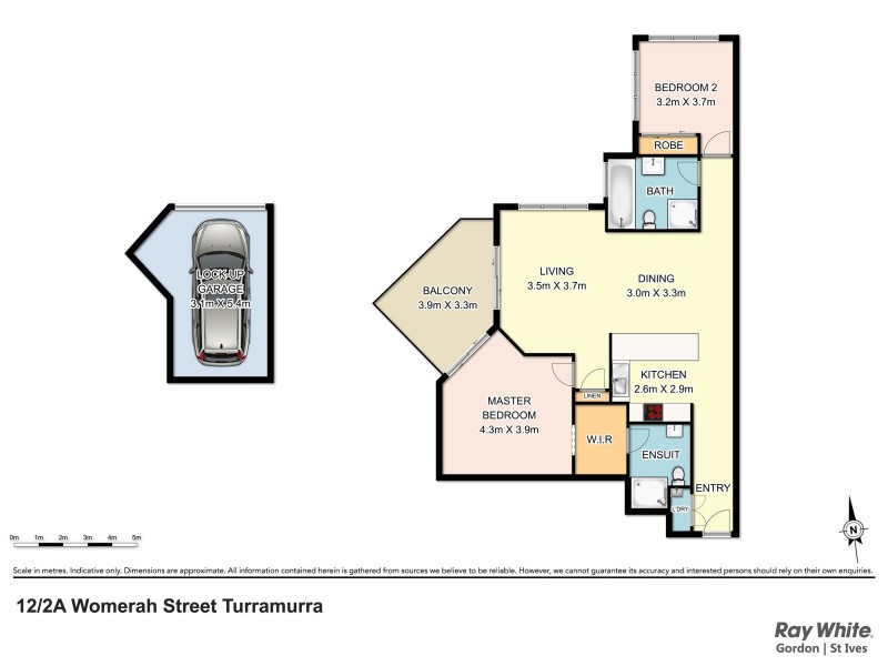 12/2a Womerah Street, Turramurra NSW 2074 Floorplan