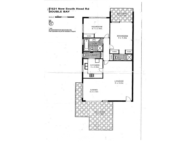 11/521 New South Head Road, Double Bay NSW 2028 Floorplan