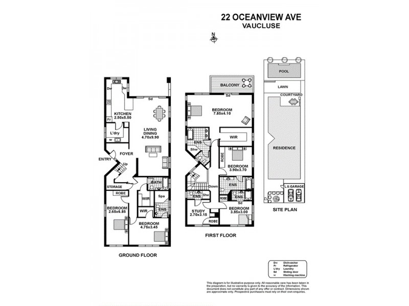 22 Oceanview Avenue, Vaucluse NSW 2030 Floorplan