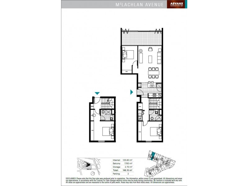 113/50 McLachlan Avenue, Rushcutters Bay NSW 2011 Floorplan