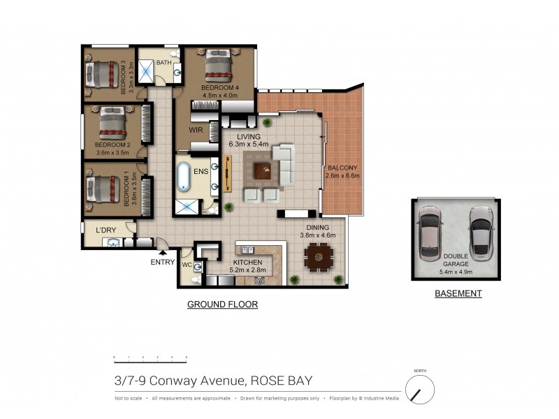 3/7-9 Conway Avenue, Rose Bay NSW 2029 Floorplan