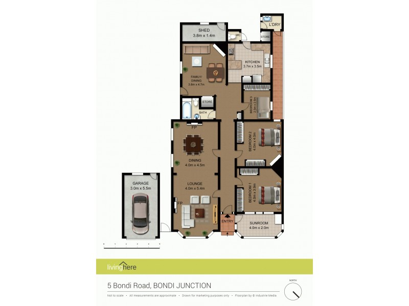 5 Bondi Road, Bondi Junction NSW 2022 Floorplan