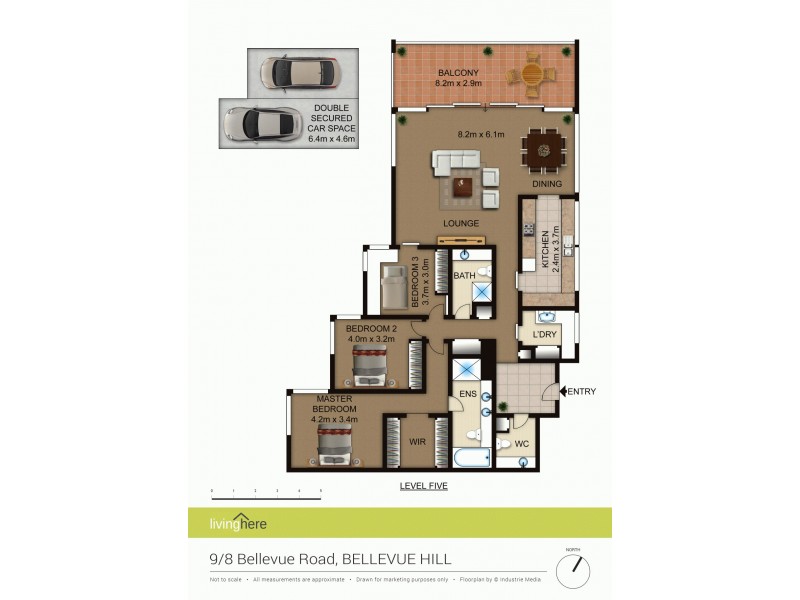 9/8 Bellevue Road, Bellevue Hill NSW 2023 Floorplan