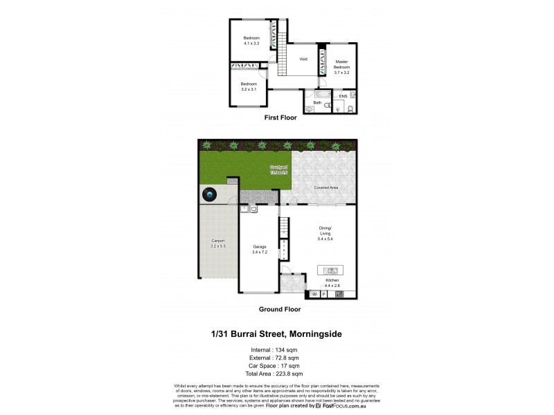 1/31 Burrai Street, Morningside QLD 4170 Floorplan