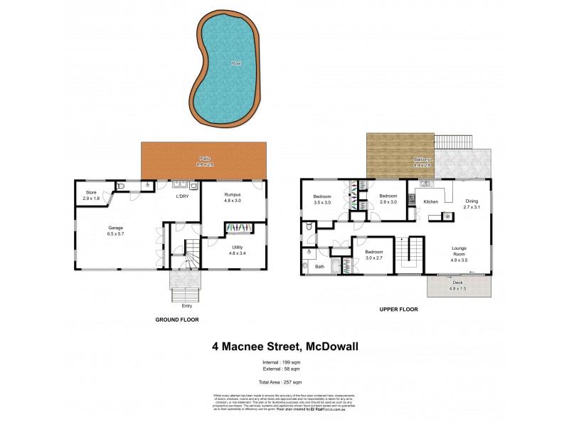 4 Macnee Street, Mcdowall QLD 4053 Floorplan