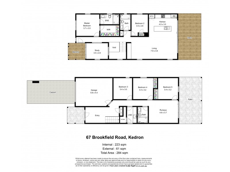 67 Brookfield Road, Kedron QLD 4031 Floorplan