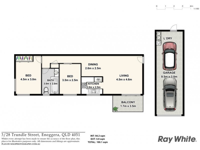 3/28 Trundle Street, Enoggera QLD 4051 Floorplan