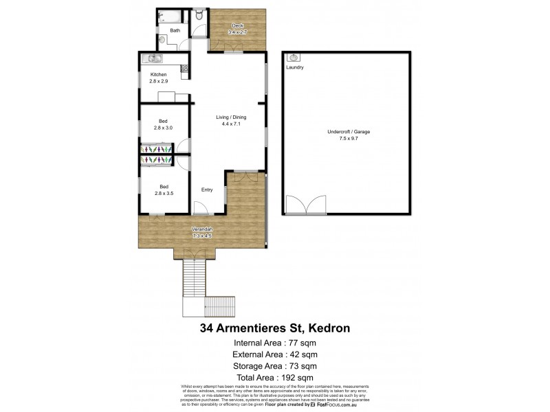 34 Armentieres Street, Kedron QLD 4031 Floorplan