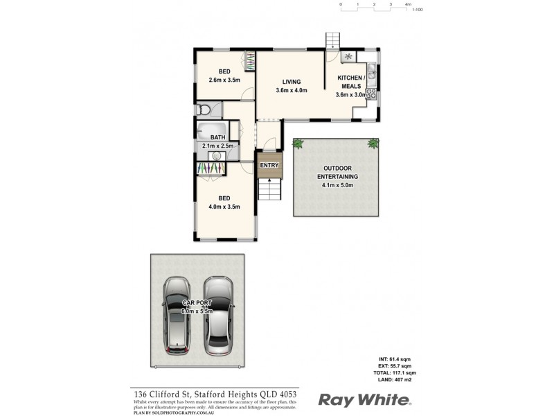 136 Clifford Street, Stafford Heights QLD 4053 Floorplan