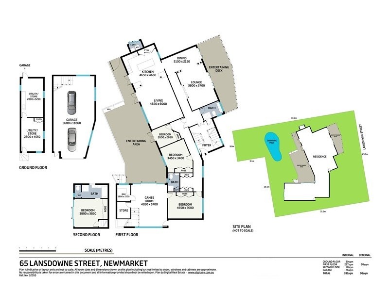 65 Lansdowne Street, Newmarket QLD 4051 Floorplan