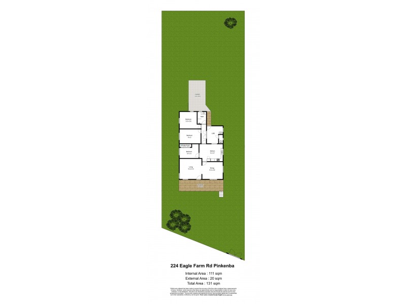 224 Eagle Farm Road, Pinkenba QLD 4008 Floorplan