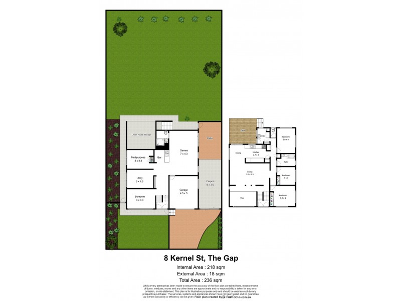 8 Kernel Street, The Gap QLD 4061 Floorplan