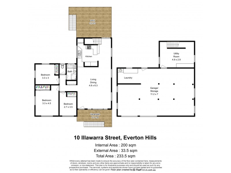10 Illawarra Street, Everton Hills QLD 4053 Floorplan