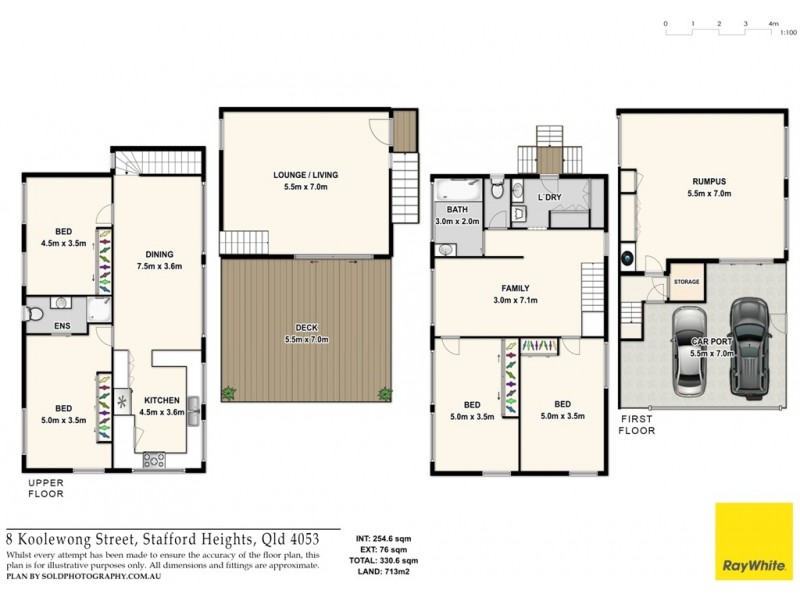 8 Koolewong Street, Stafford Heights QLD 4053 Floorplan
