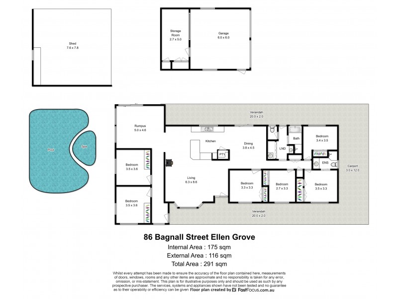 86 Bagnall Street, Ellen Grove QLD 4078 Floorplan