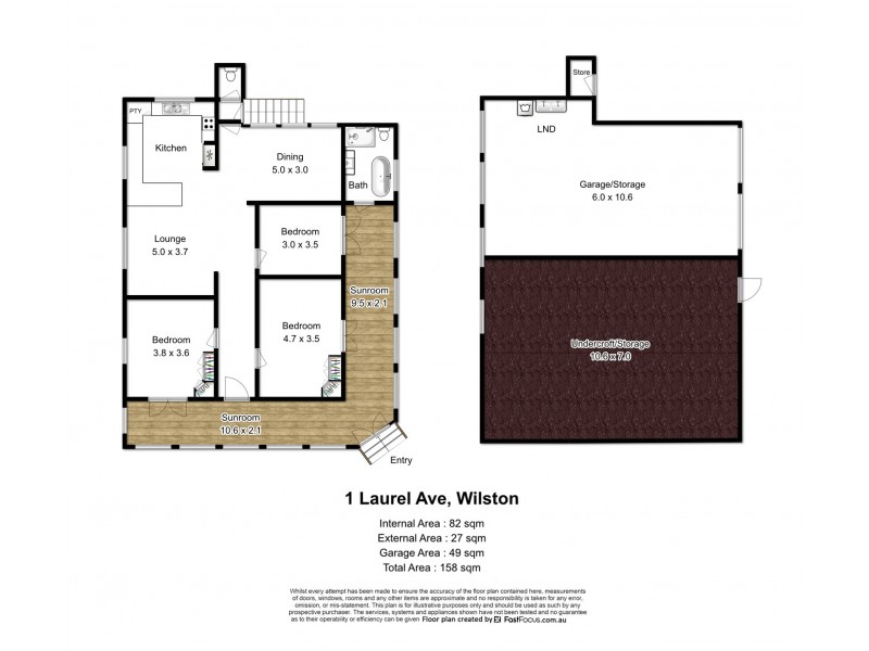 3 Laurel Avenue, Wilston QLD 4051 Floorplan