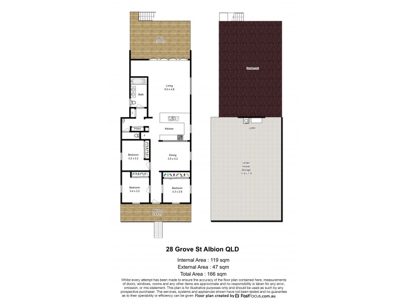 28 Grove Street, Albion QLD 4010 Floorplan