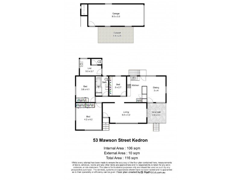53 Mawson Street, Kedron QLD 4031 Floorplan